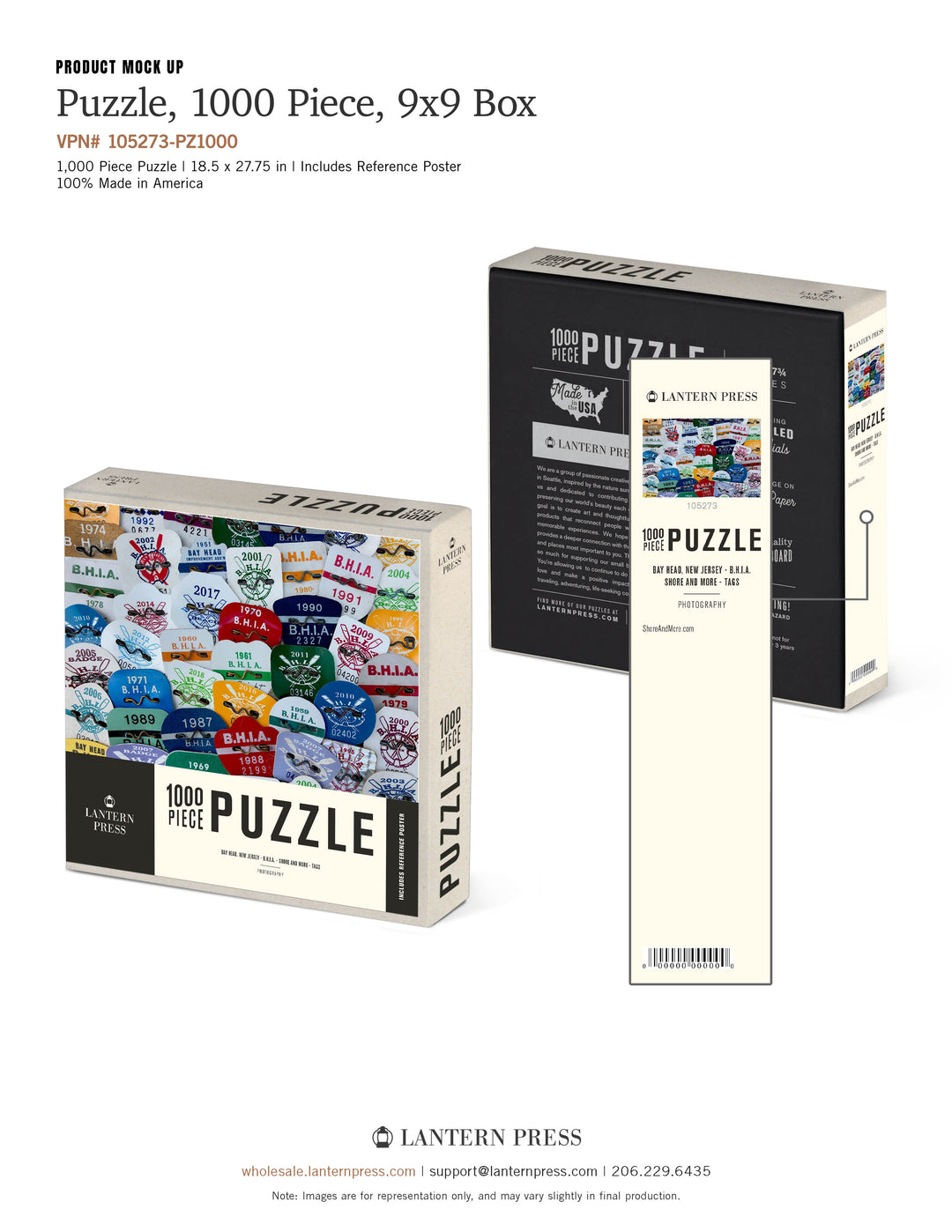 Bay Head Beach Badge Puzzle *Pre-Order May* – Shore And More