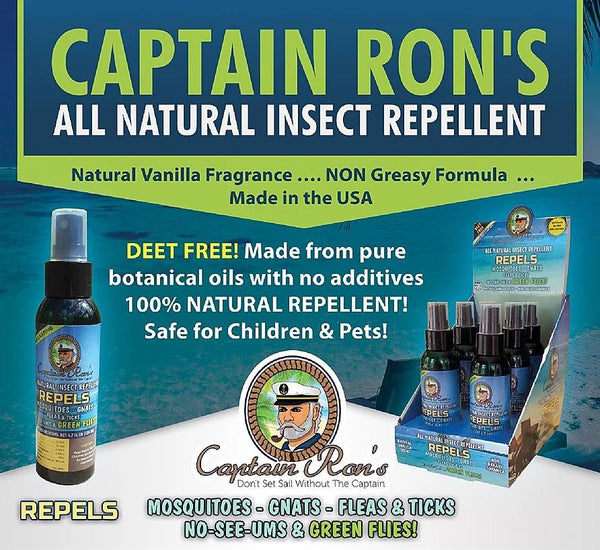 Captain Ron's All Natural Insect Repellent - Buy 3 Ships For Free