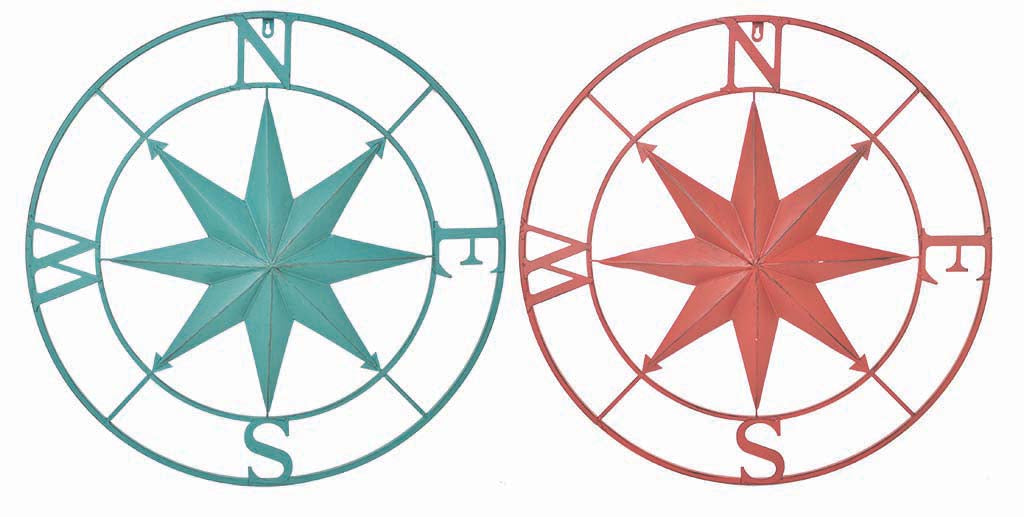 Compass Rose - Tin – Shore And More