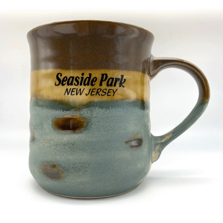 Coffee Mug - Drip Glaze Big Bottom 18oz