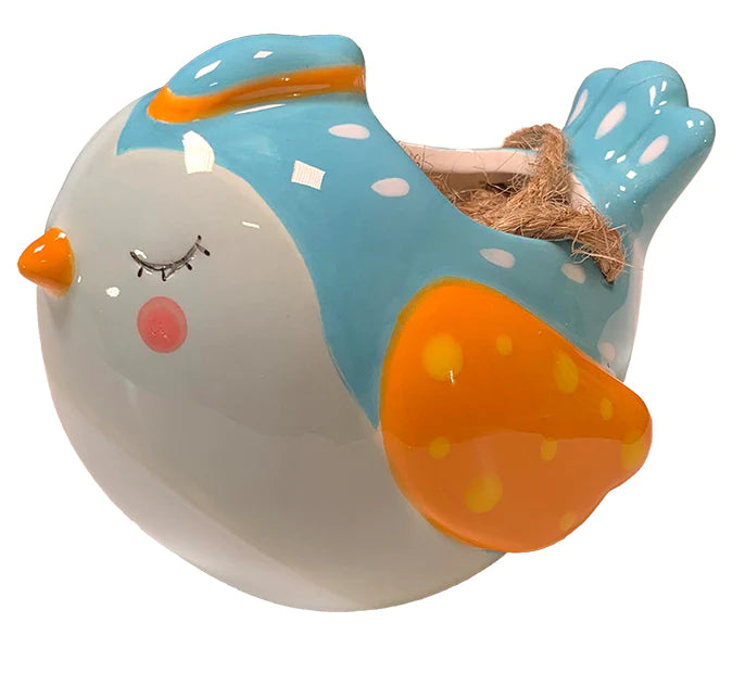 bird hanging planter Mini Bird Hanging Planter – Shore And More