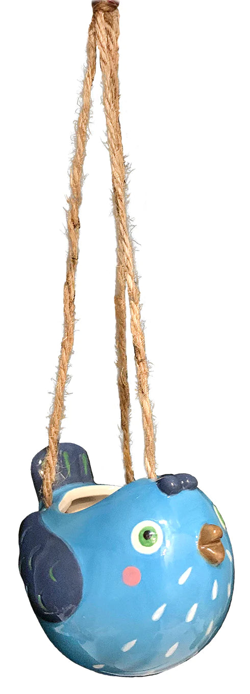 bird hanging planter Mini Bird Hanging Planter – Shore And More