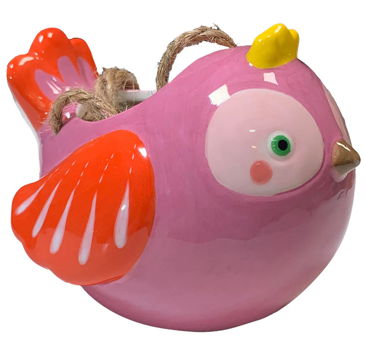 bird hanging planter Mini Bird Hanging Planter – Shore And More