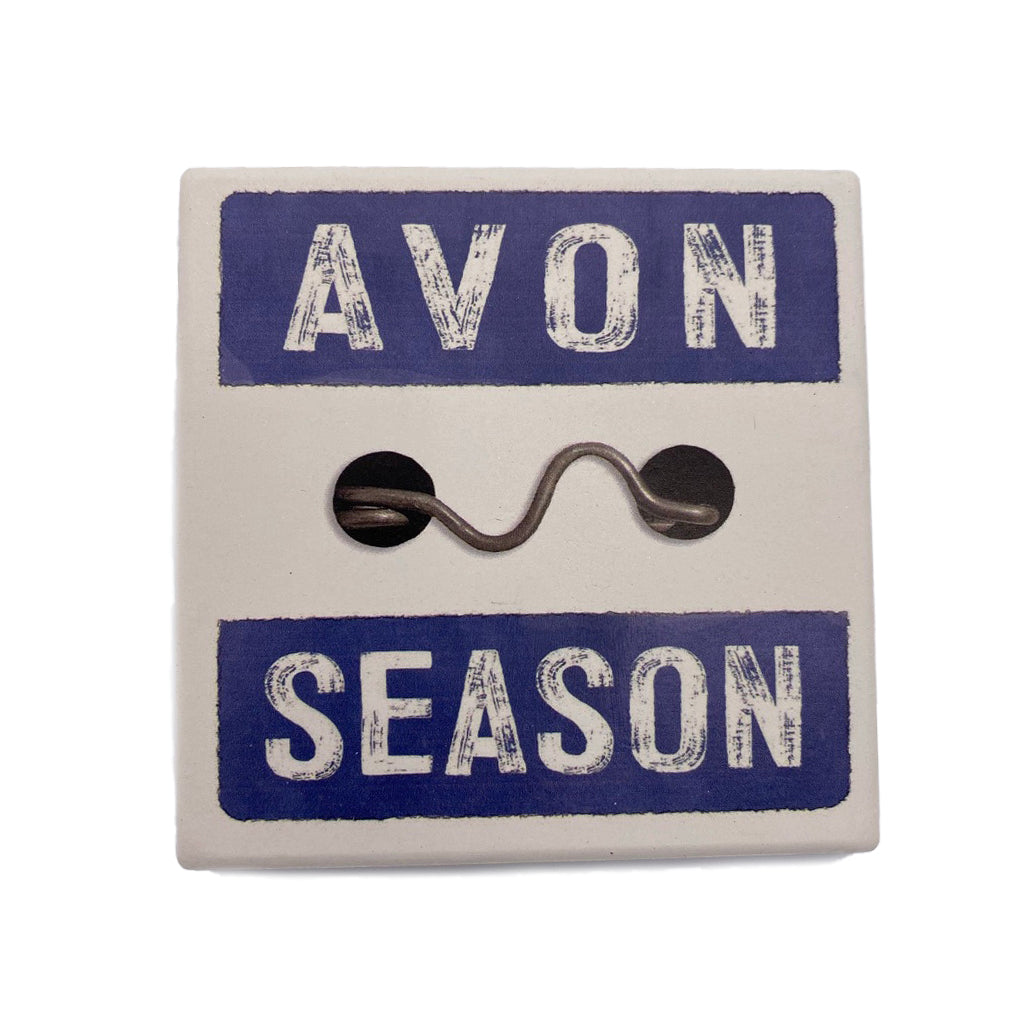 Beach Badge Coaster - Avon by the Sea – Shore And More