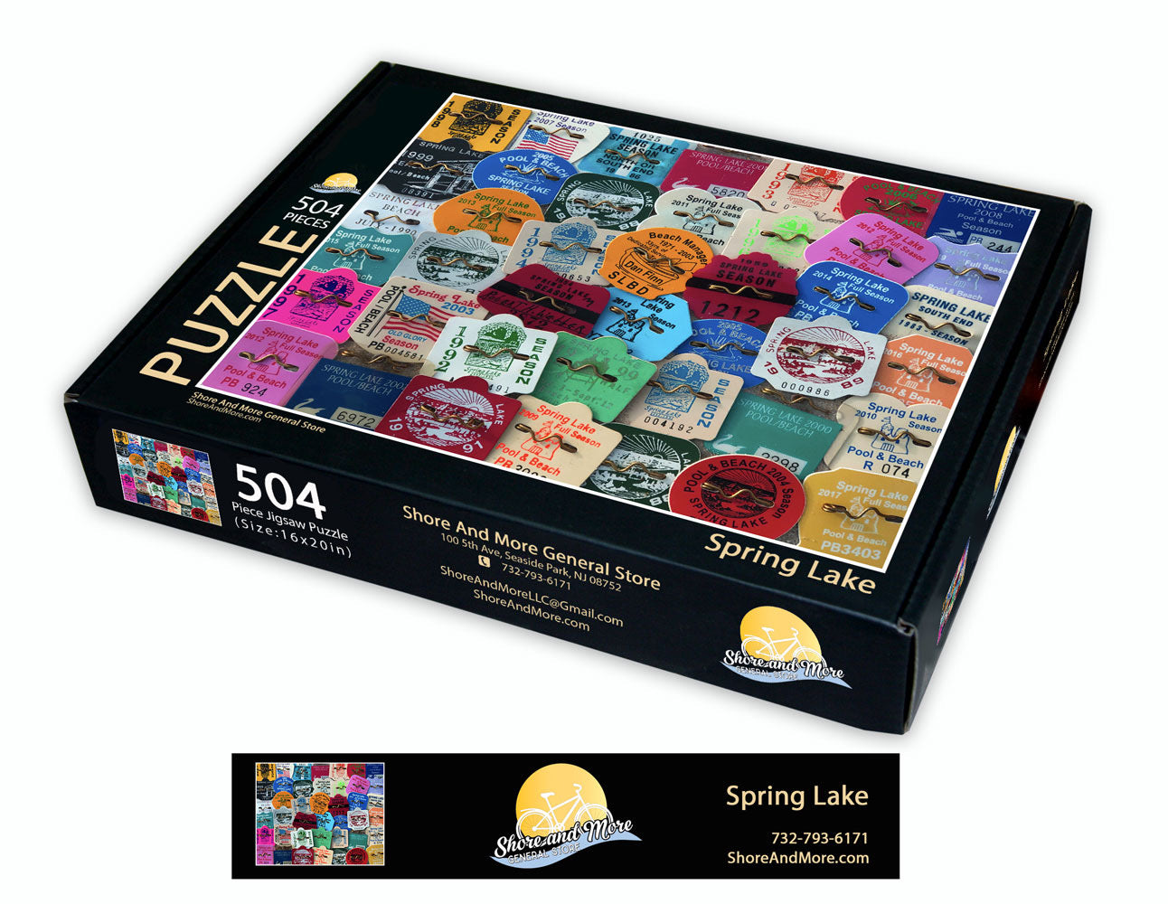 Spring Lake Beach Badge Puzzle – Shore And More