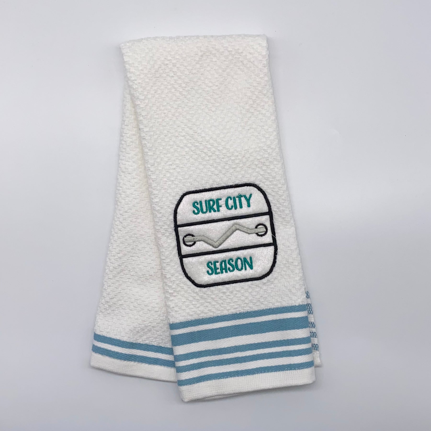Beach Badge/Tag Dish Towels - Choose Your Town – Shore And More