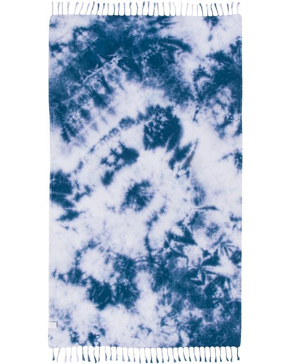 Sand Cloud Beach Towel - Navy Acid Wash Tie Dye Sand Cloud Beach Towel - Navy Acid Wash Tie Dye
