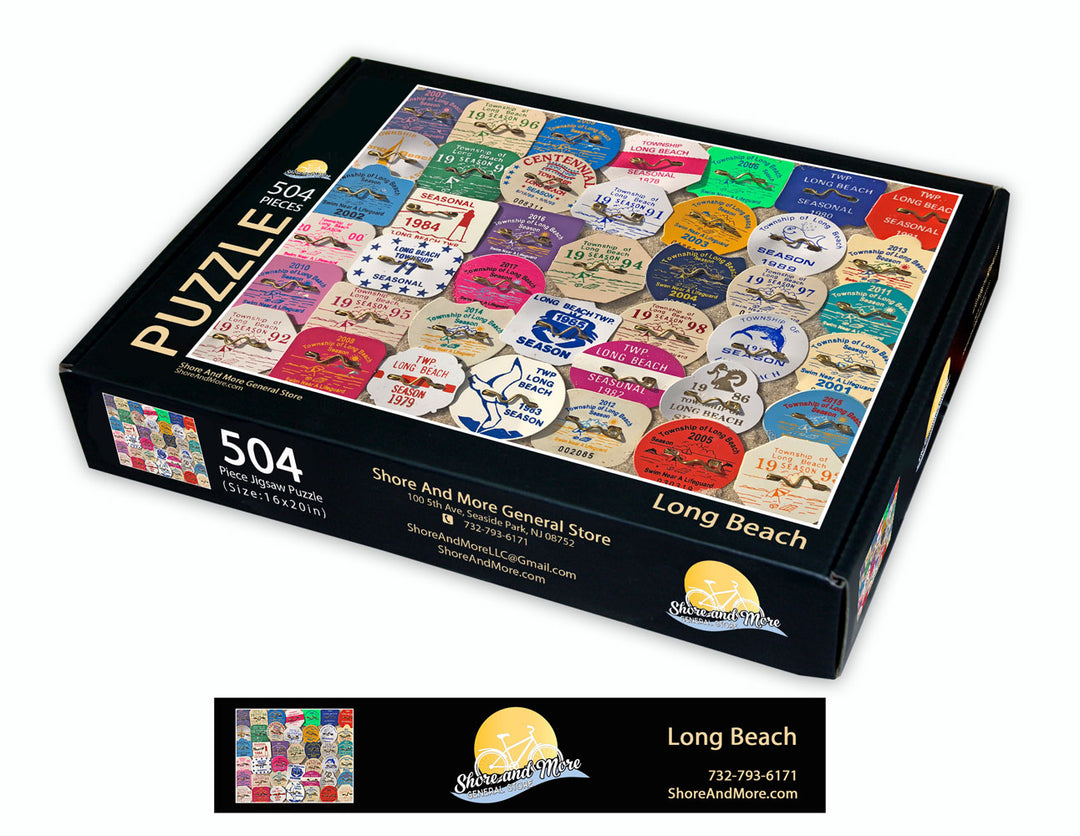 Long Beach Township, LBI Beach Badge Puzzle