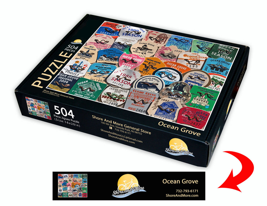 Lavallette Beach Badge Puzzle – Shore And More