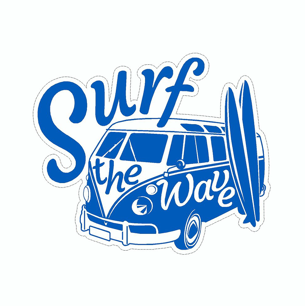 Sticker - Surf the Wave – Shore And More