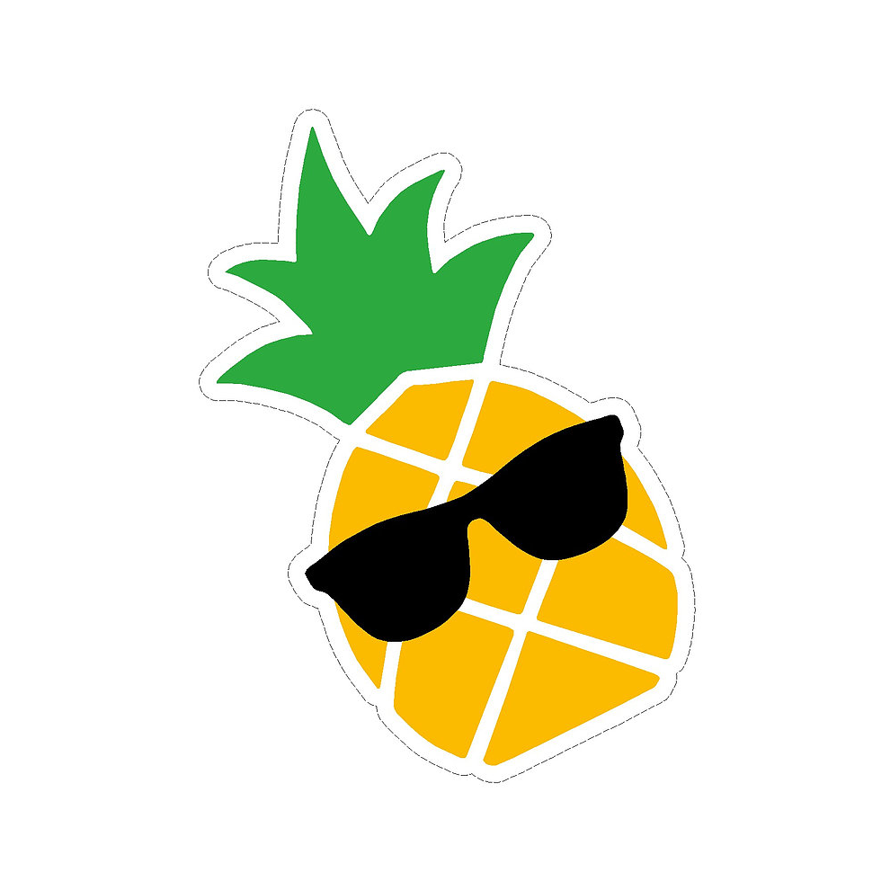 Sticker - Cool Pineapple – Shore And More