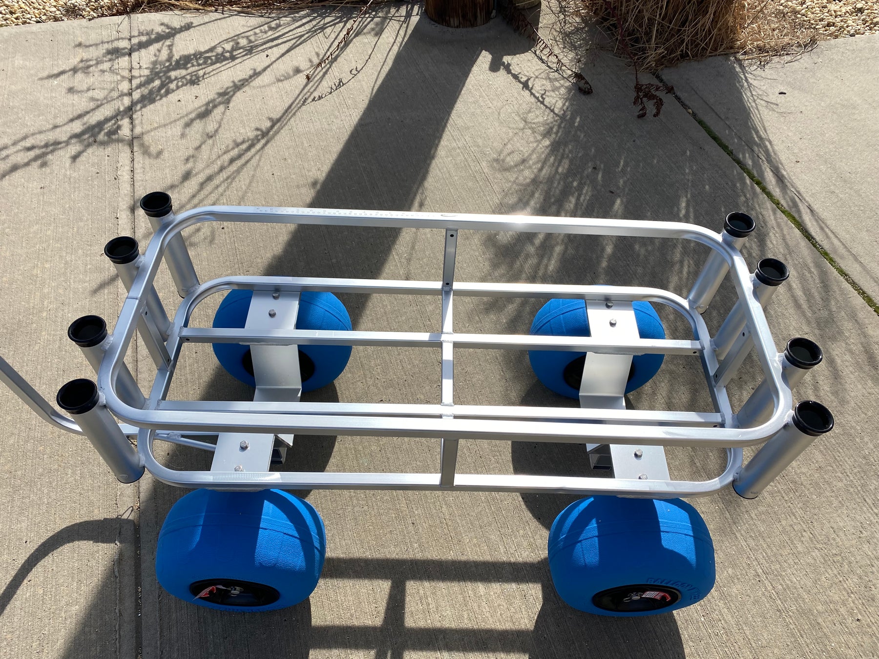 Anglers Aluminum Fish-N-Mate® 4-Wheel Surf Cart #839